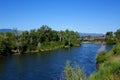 Clark Fork River - Missoula, Montana Royalty Free Stock Photo