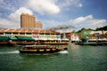 Clark Quay Royalty Free Stock Photo