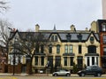 Clark St. Row Houses Royalty Free Stock Photo