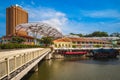 Clarke Quay located at Singapore River Planning Area Royalty Free Stock Photo