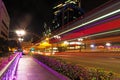 Clarke Quay at night, Singapore, May, 2018 Royalty Free Stock Photo