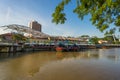 Clarke Quay old port in Singapore Royalty Free Stock Photo