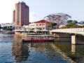 Clarke Quay at Singapore River Royalty Free Stock Photo