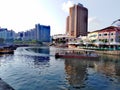 Clarke Quay at Singapore River Royalty Free Stock Photo