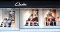 Clarks retail window Royalty Free Stock Photo