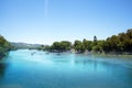 Claro river in Talca, Chile Royalty Free Stock Photo