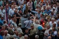 Clashes outside the Ukrainian parliament