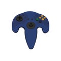 Clasic game controller vector flat icon