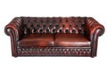 Classic genuine leather sofa