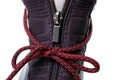 Clasp-zipper on boot. Royalty Free Stock Photo