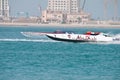 Class 1 racing in Doha Qatar Royalty Free Stock Photo