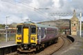 Class 153 super sprinter diesel leaving Carnforth