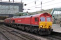 Class 66 freight locomotive at Carlisle.