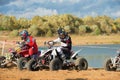 Class ATV Before the race Royalty Free Stock Photo