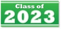 Class of banner green 2023 Royalty Free Stock Photo