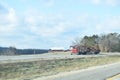 Class C Auto Transport Semi Trailer On Highway Royalty Free Stock Photo