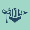 Class of 2019 Congratulations Graduate Typography Royalty Free Stock Photo