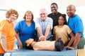 Class on CPR and First Aid Royalty Free Stock Photo