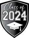 Class of 2024 Crest Shield Logo