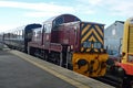 Class 14 diesel st Leeming Bar, Wensleydale Railway Yoprkshire UK 