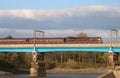 Class 47 diesel loco Carlisle bridge Lancaster