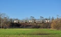 Class 387 EMU Passes Walsworth Common, Hitchin