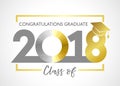 Class of 2018, congratulations graduating card