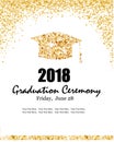 Class of 2018 graduation ceremony banner