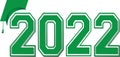 2022 Green Logo with Varsity Letters