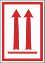 Class 9 Hazardous HAZMAT Material Label IATA Transportation Handling Labels Package Orientation This Way Up