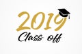 Class of 2019, modern calligraphy