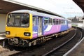 Class 144 Pacer diesel multiple unit train. Royalty Free Stock Photo