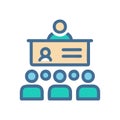 Class Participation Icon Royalty Free Stock Photo