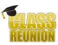 Class reunion Graduation cap Royalty Free Stock Photo