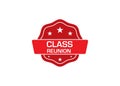 Class Reunion label sticker,Class Reunion Badge Sign