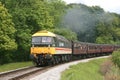 Class 47 47643 in ScotRail livery approaching Mytholmes at the K