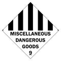 Class 9 Symbols: Miscellaneous Hazardous Materials.