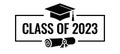 Class of 2023 vector banner