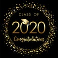 Class of 2020 year graduation logo