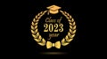 Class of 2023 year laurel graduation sign