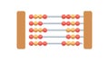 Classic Abacus for Fundamental Math and Learning Vector, vector design Generative AI Royalty Free Stock Photo