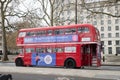 The classic Afternoon Tea Bus Tour in London Royalty Free Stock Photo