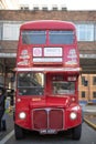 The classic Afternoon Tea Bus Tour in London Royalty Free Stock Photo