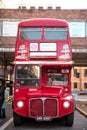 The classic Afternoon Tea Bus Tour in London Royalty Free Stock Photo