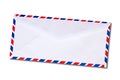 Classic air mail envelope Royalty Free Stock Photo