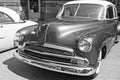Classic American Automobile rendered in black and white