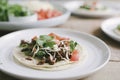 Classic American Beef Soft Tacos Royalty Free Stock Photo