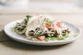 Classic American Beef Soft Tacos Royalty Free Stock Photo