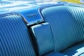 Classic american car backseat Royalty Free Stock Photo