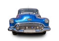 Classic american car 1951 Buick Super Riviera sedan. White background